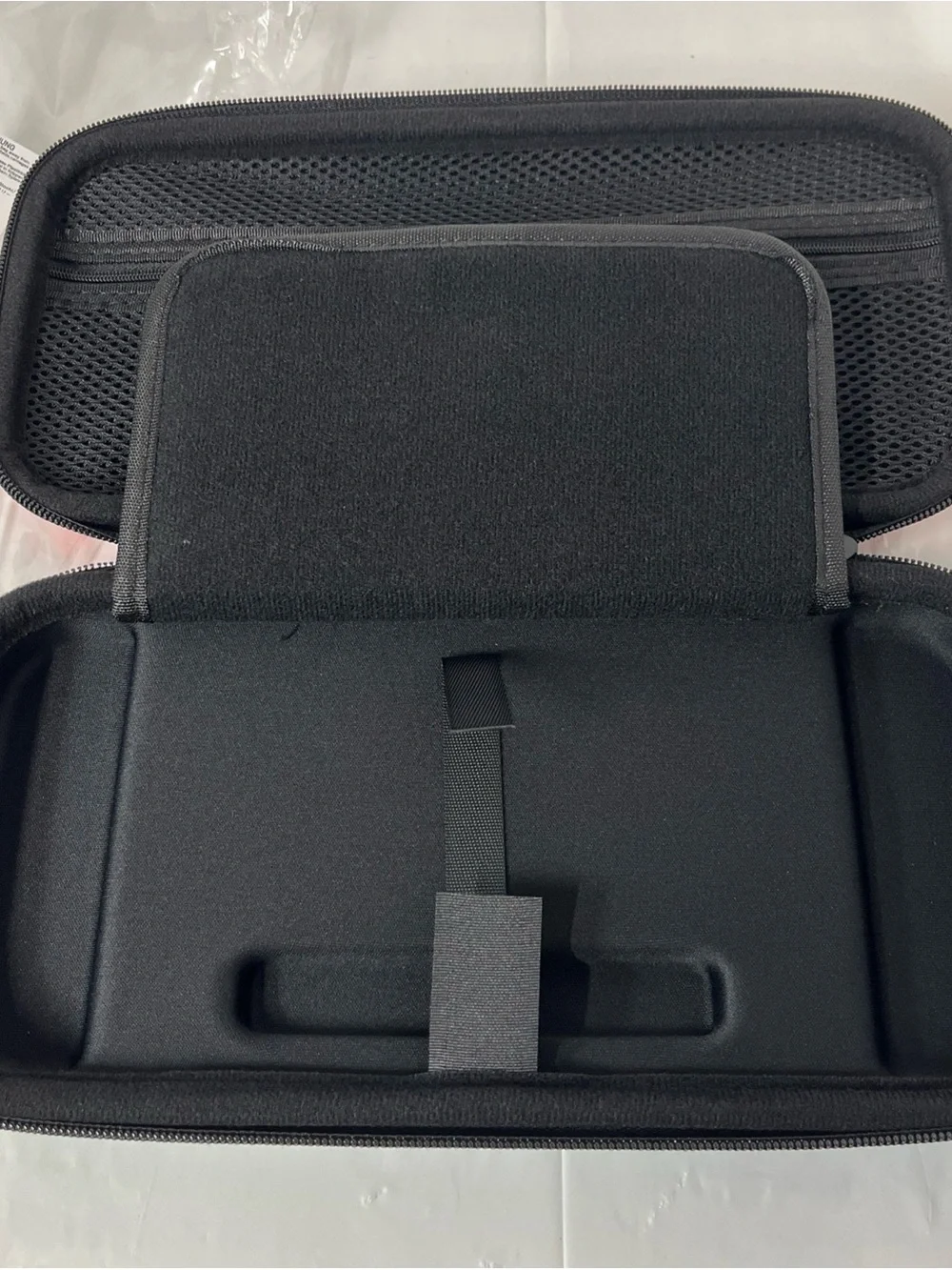 Blue and Red Two-Tone Nintendo Switch 2 carrying case with Zipper
